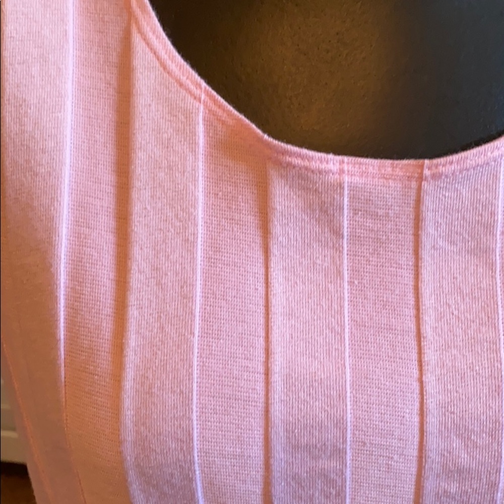 Pink ribbed tee - Picture 2 of 8